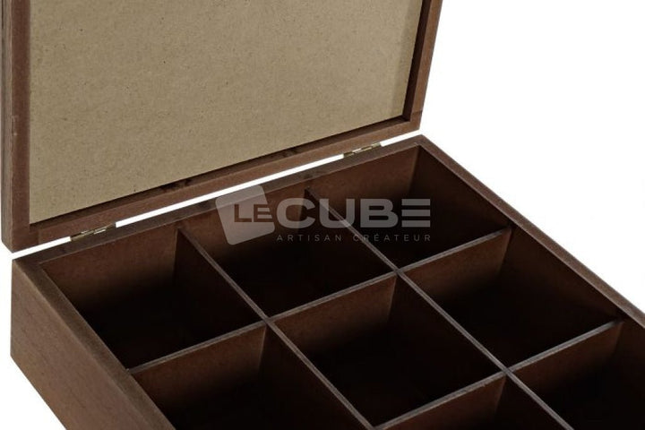 Boite à Infusions TEATIME - Le Cube Artisan Créateur