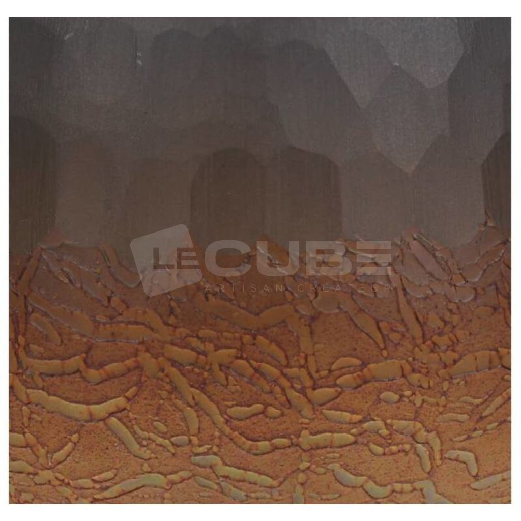 Bougeoir Cube En Verre Style Art Déco Avec Bougie Soleil