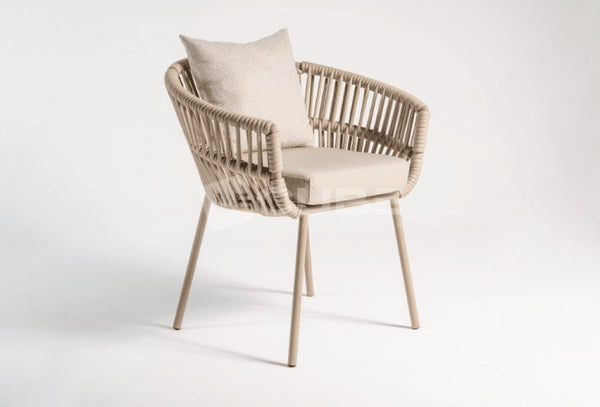 Chaise-Fauteuil SANDRA beige - Le Cube Artisan Créateur
