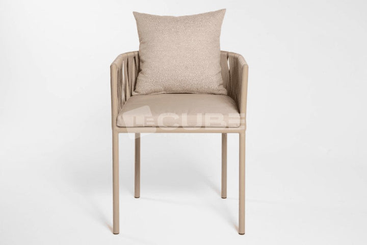 Chaise GAÏA beige - Le Cube Artisan Créateur