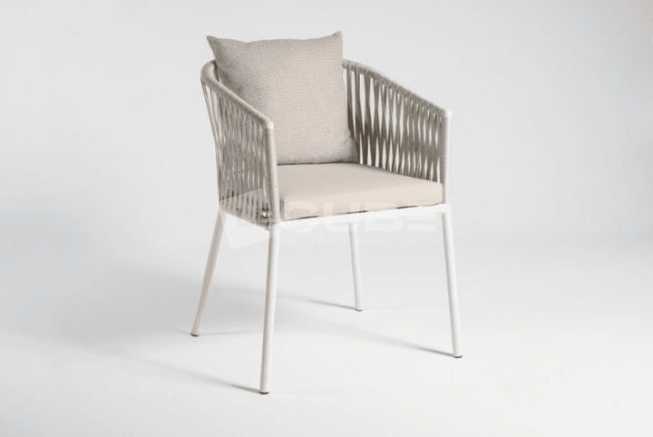 Chaise GAÏA white - Le Cube Artisan Créateur