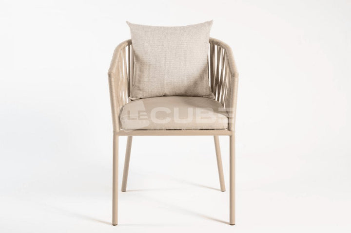 Chaise IRIS beige - Le Cube Artisan Créateur