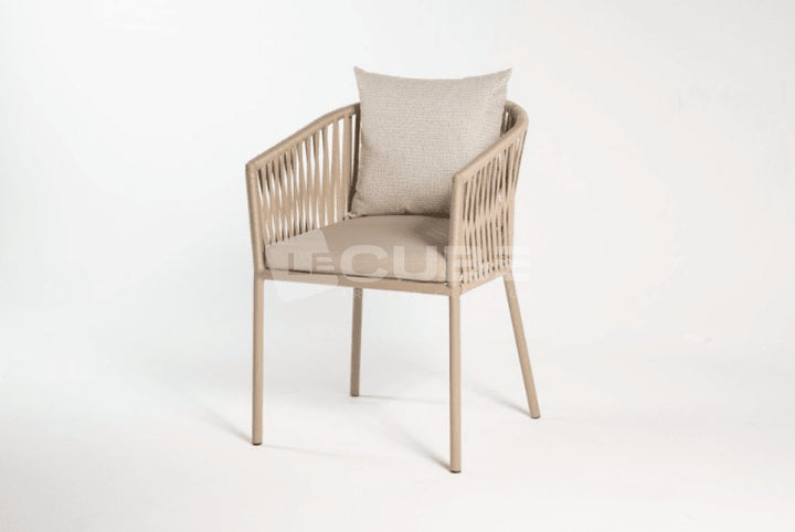Chaise IRIS beige - Le Cube Artisan Créateur