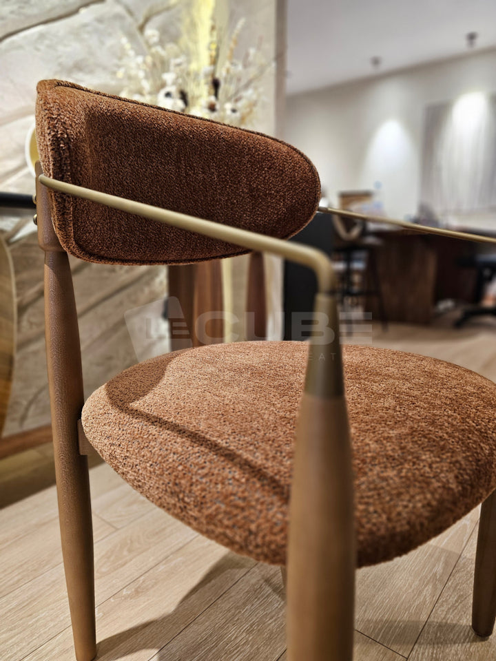 Chaise Melina terracotta Chaise