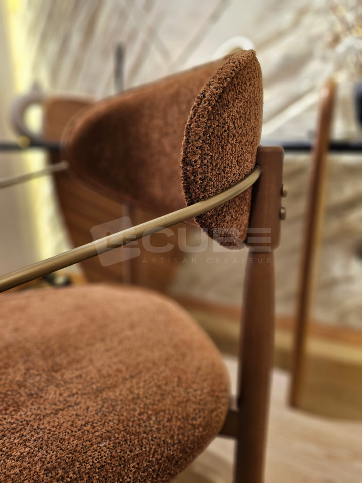 Chaise Melina terracotta Chaise