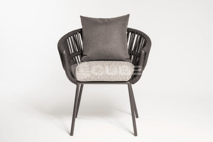 Chaise SANDRA gris anthracite - Le Cube Artisan Créateur