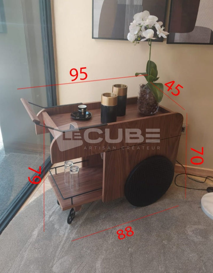 Desserte amovible CASSANDRA - Le Cube Artisan Créateur