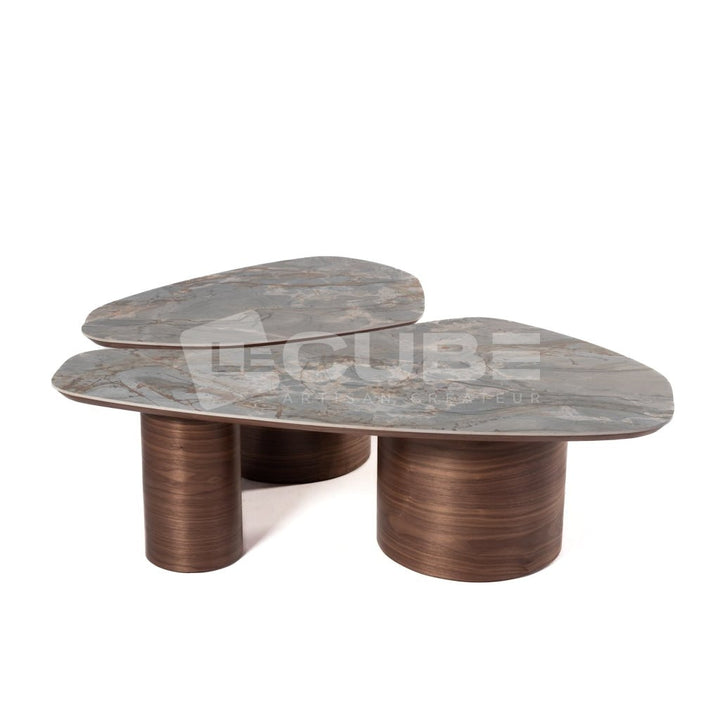 Duo de tables basses HEART - Le Cube Artisan Créateur