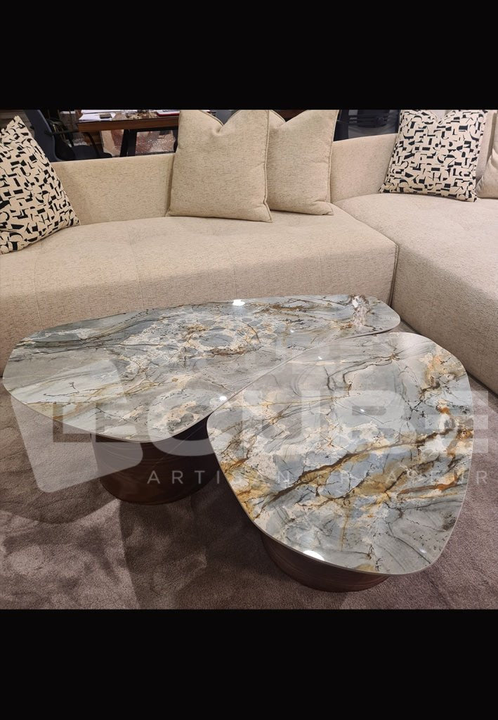 Duo de tables basses HEART - Le Cube Artisan Créateur