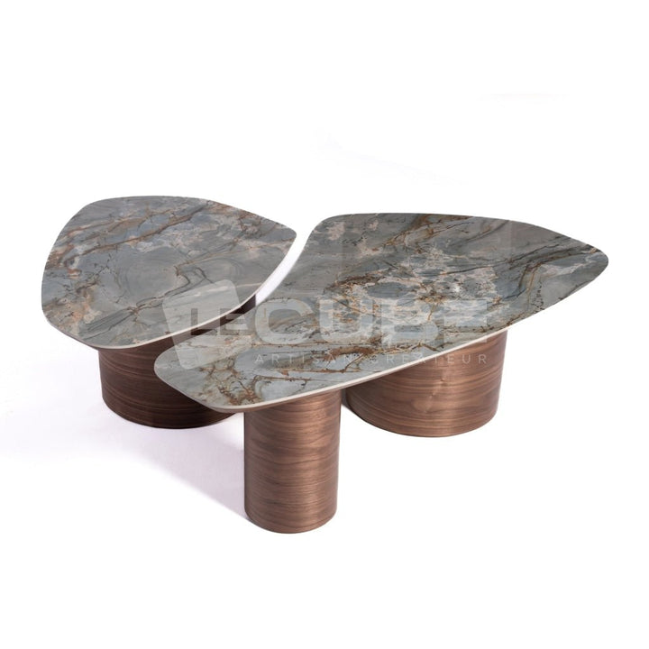 Duo de tables basses HEART - Le Cube Artisan Créateur