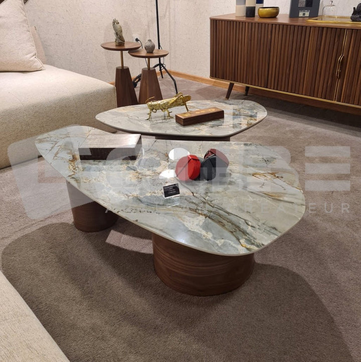 Duo de tables basses HEART - Le Cube Artisan Créateur
