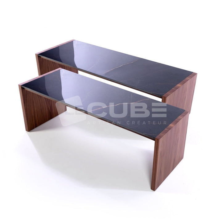 Duo de tables basses SAINT LAURENT - Le Cube Artisan Créateur