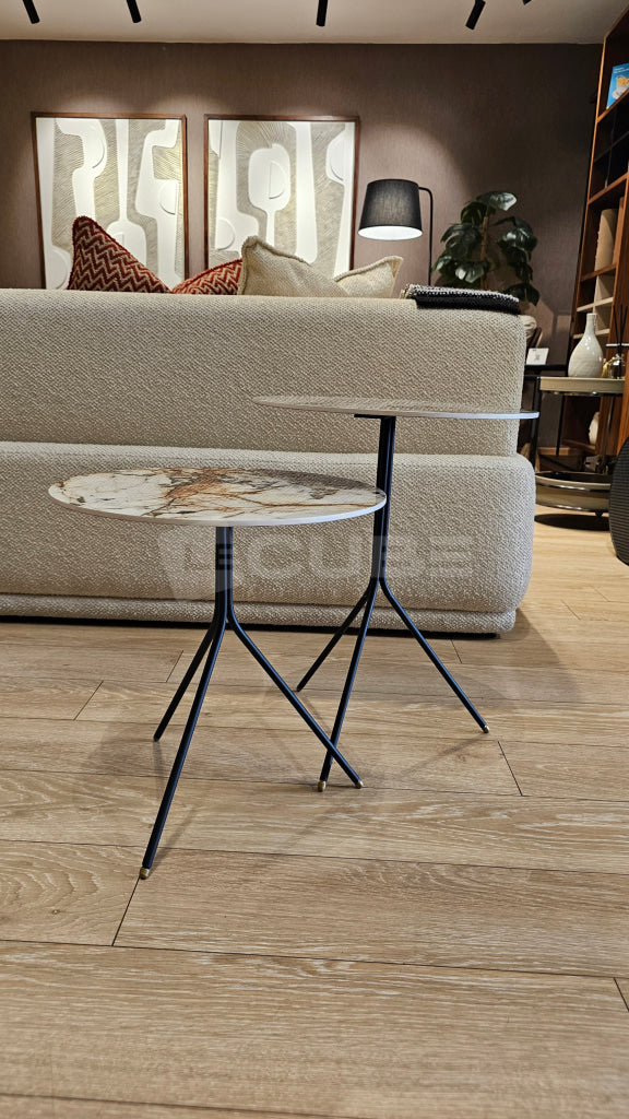 Duo de tables d’appoint Ceramica