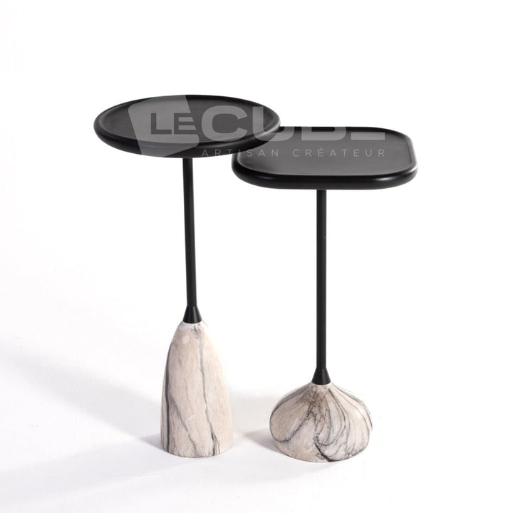 Duo de tables d'appoint Hydro HYBRID - Le Cube Artisan Créateur
