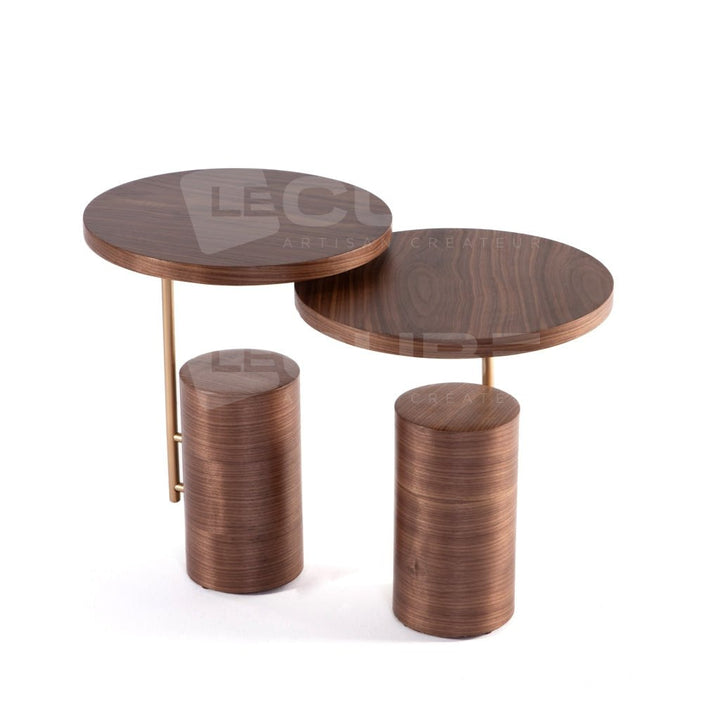 Duo de tables d'appoint PACHA - Le Cube Artisan Créateur