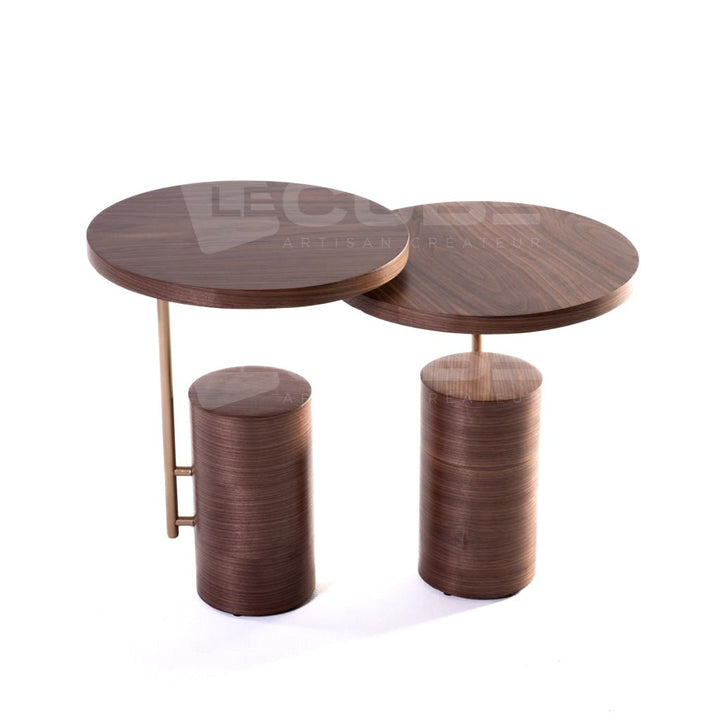 Duo de tables d'appoint PACHA - Le Cube Artisan Créateur