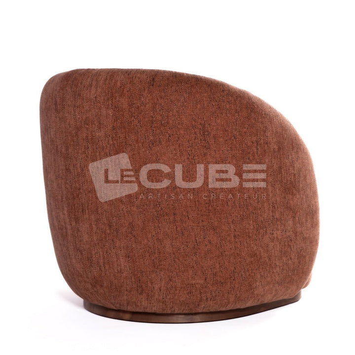 Fauteuil GORDON Terracotta - Le Cube Artisan Créateur