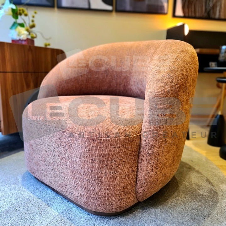 Fauteuil GORDON Terracotta - Le Cube Artisan Créateur