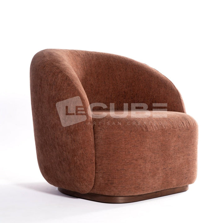 Fauteuil GORDON Terracotta - Le Cube Artisan Créateur