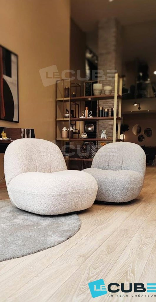 Fauteuil pivotant Soft XXL - Le Cube Artisan Créateur