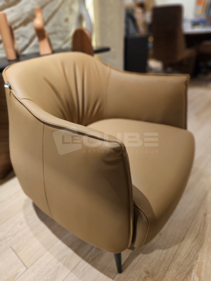 Fauteuil Varelo beige Fauteuil