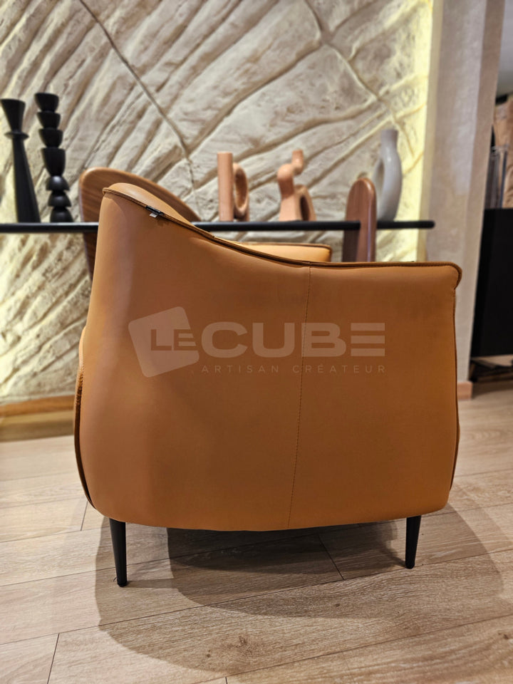 Fauteuil Varelo Camel Fauteuil