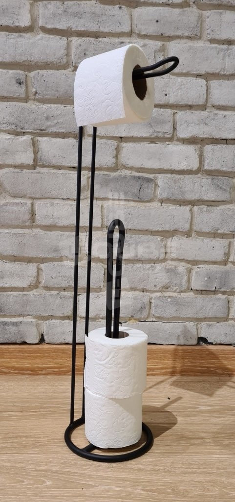 Porte papier toilette VASCO noir - Le Cube Artisan Créateur
