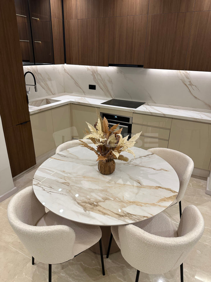 Table À Manger Enzo Beige Antique White