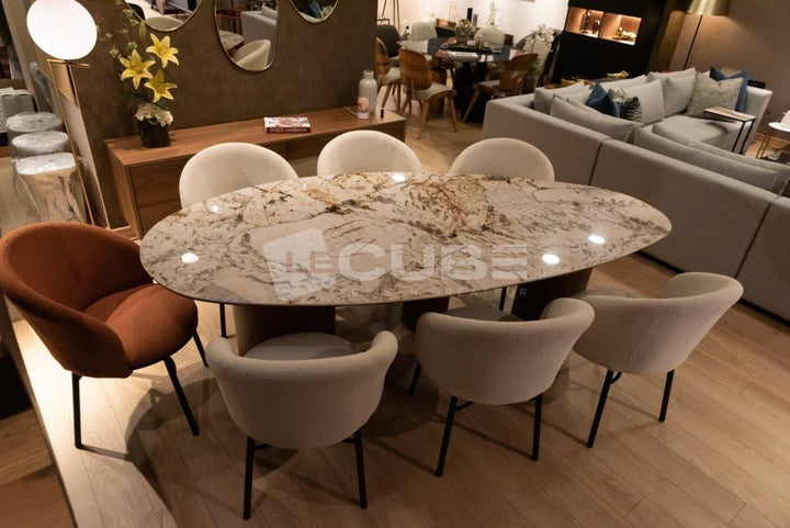 Table à manger FELINI Corten - Le Cube Artisan Créateur