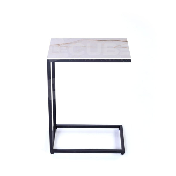Table d'appoint Lisa Céramique antique white - Le Cube Artisan Créateur