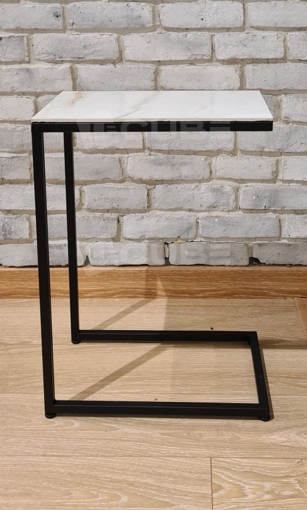 Table d'appoint Lisa Céramique antique white - Le Cube Artisan Créateur