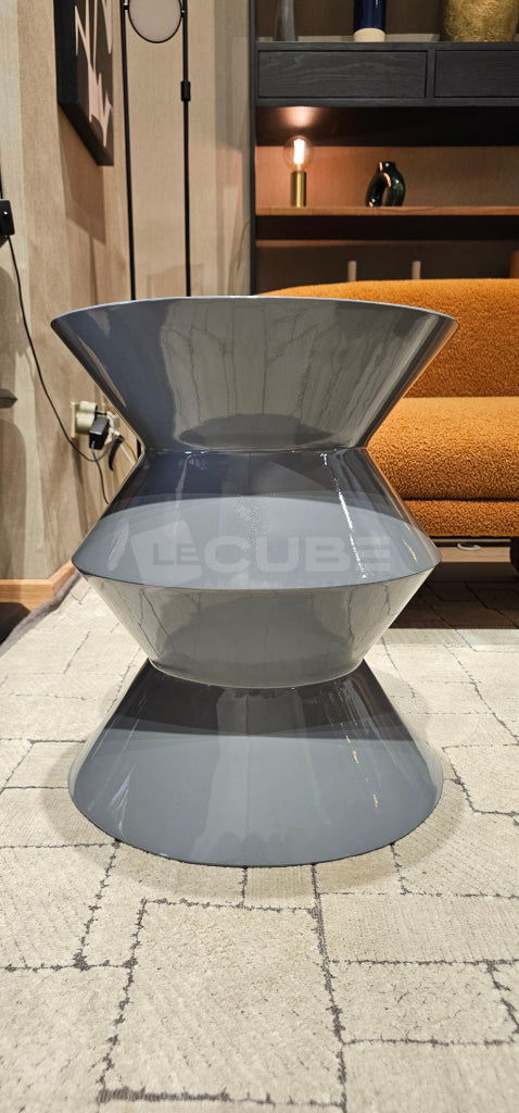 Table d’appoint Onda grise Table d’appoint