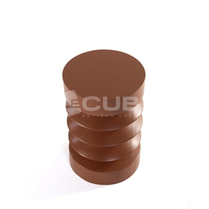 Table d'appoint TORSADO Terracotta - Le Cube Artisan Créateur