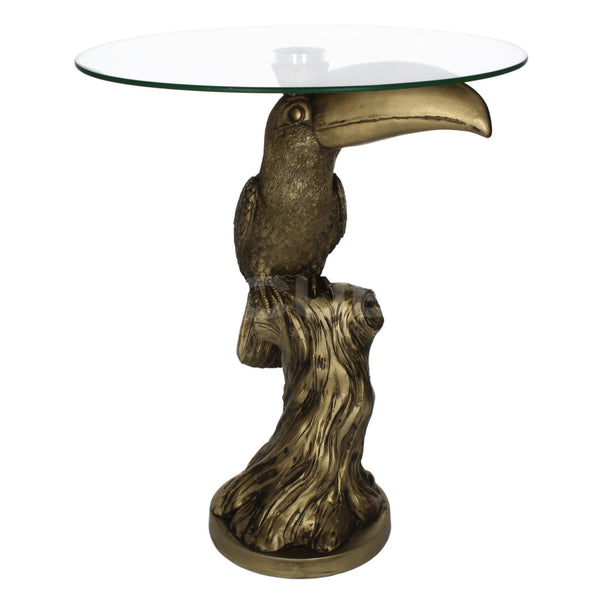 Table d'appoint Toucan d'Or - Le Cube Artisan Créateur