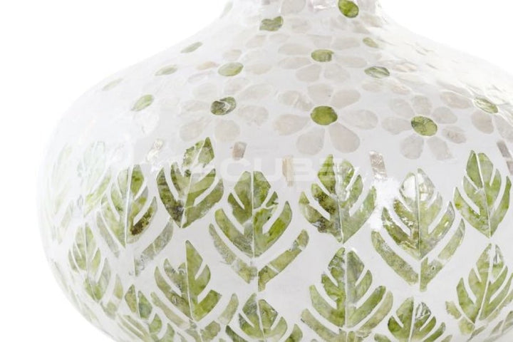 Vase en nacre et bambou GARDENIA - Le Cube Artisan Créateur